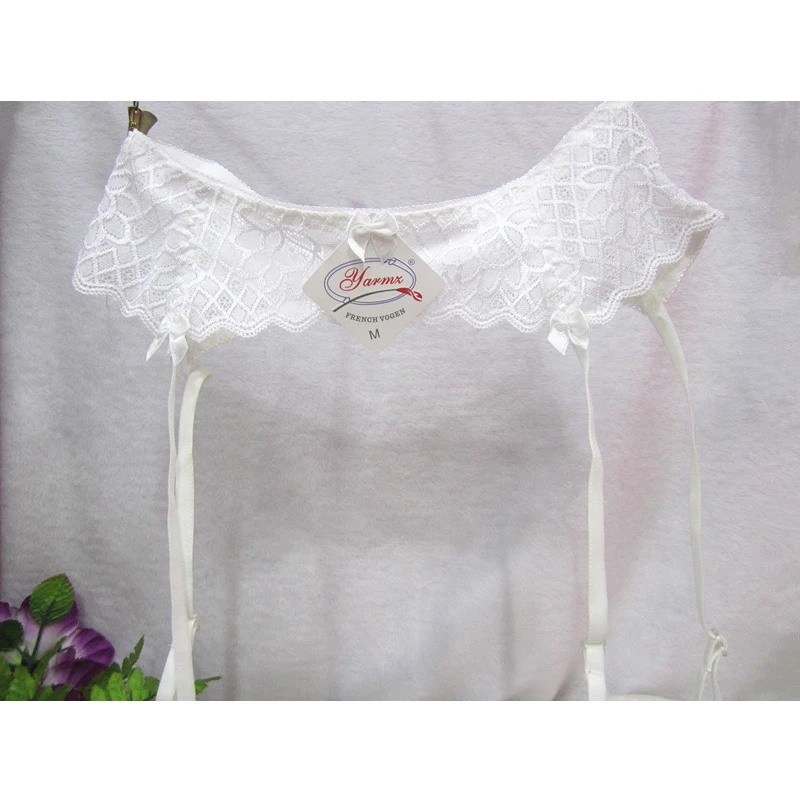 Pus Size Sexy Women Garters Suspenders Belt Wedding Lace Double Adjustable Waist Belt For Sexy Stockings Underwear Lenceria Sexy