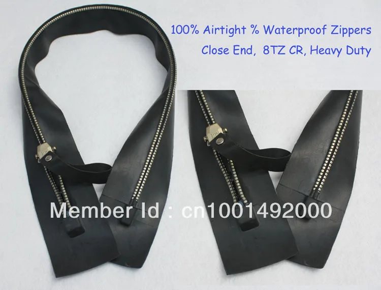 100 real airtight & waterproof zippers for diving suit, dry suit , heavy dutyin Zippers from
