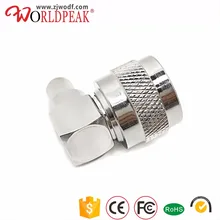 Frete grátis 5 pcs N-Tipo ângulo direito do sexo masculino para RG58 RG142 RG400 LMR195 LMR200