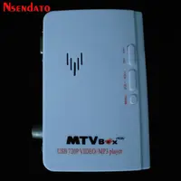 Sintonizzatore TV esterno VGA MTV Box per monitor lcd sintonizzatore ricevitore AV a VGA Set Top Box TV con supporto telecomando PAL/NTSC