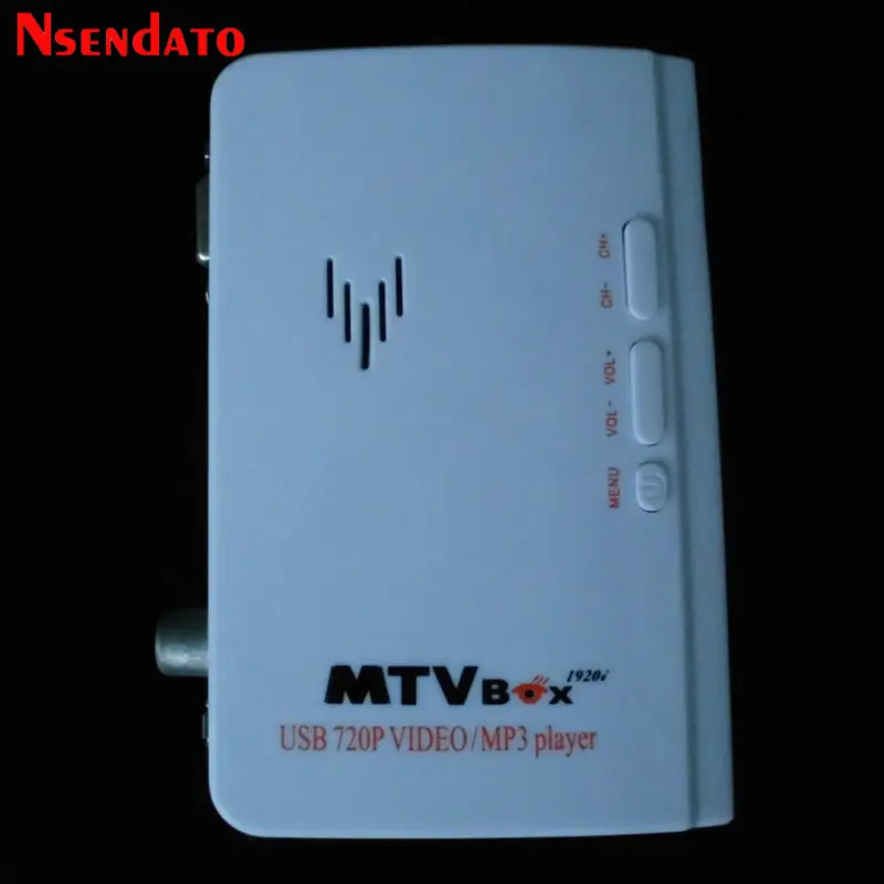 Comprar Sintonizador de TV externo VGA MTV Box para monitor lcd AV a VGA receptor sintonizador TV decodificador con Control remoto soporte PAL NTSC