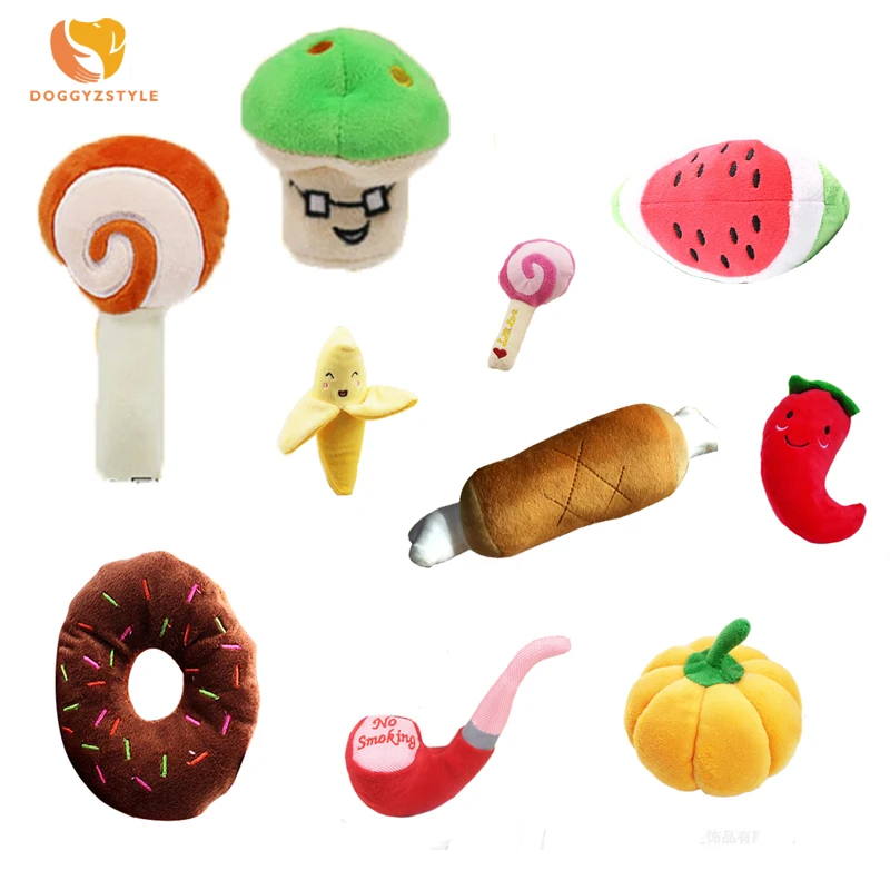

18 Styles Soft Pet Dog Toys Plush Puppy Squeak Toy For Small Large Dogs Pet Chew Toys Pets Products Dogs Supplies DOGGYZSTYLE