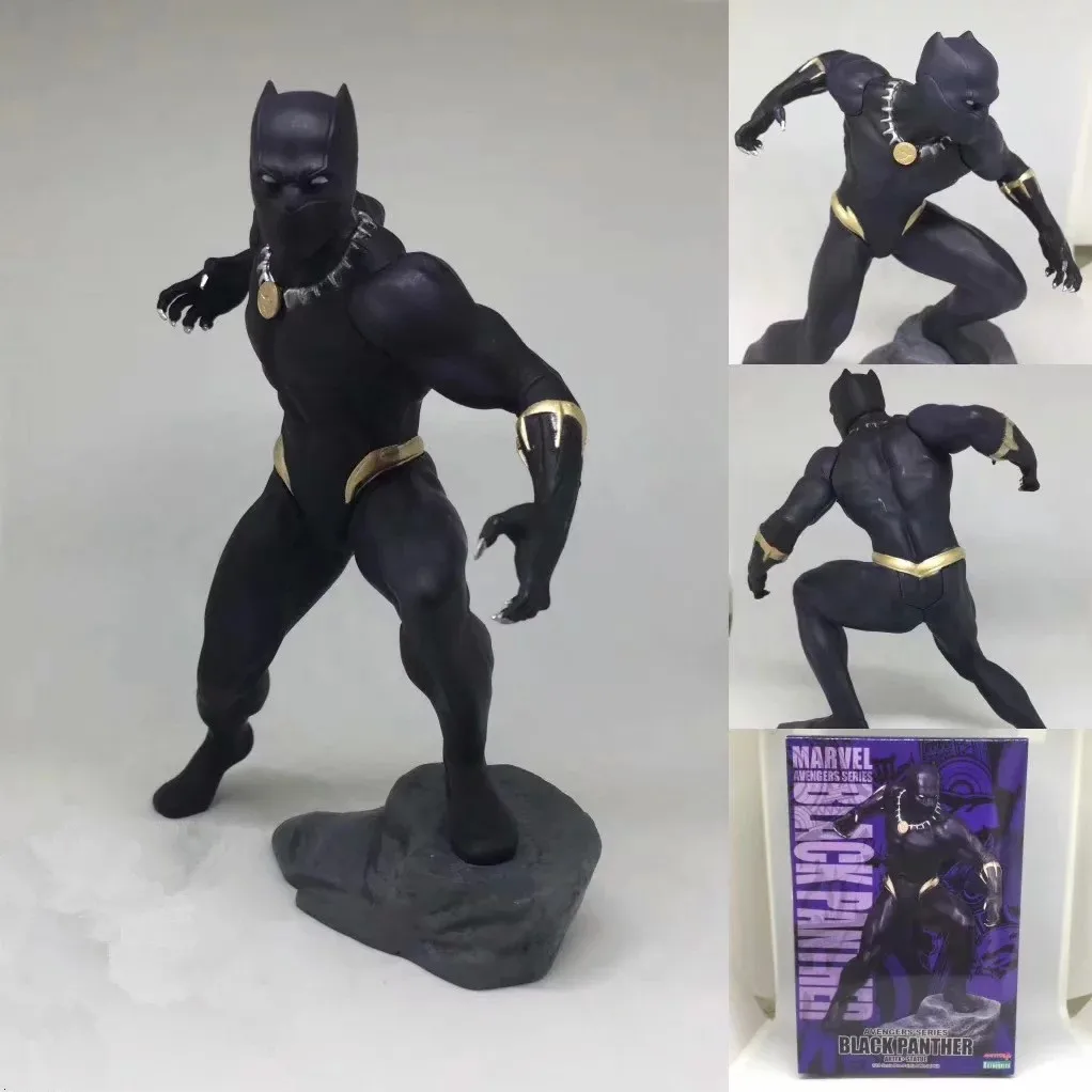 Marvel Kotobukiya ARTFX avengers 3 Black Panther Action Figure Toy Doll Brinquedos Figurals Collection Model Gift Marvel Kotobukiya ARTFX avengers 3 Black Panther Action Figure Toy Doll Brinquedos Figurals Collection Model Gift