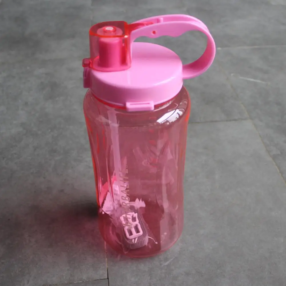 1Л/2л 8 конфетных цветов 2л крупногабаритная бутылка для воды 2000 мл модный портативный Herbalife питание изготовленный на заказ шейкер бутылка - Цвет: 2000ml pink