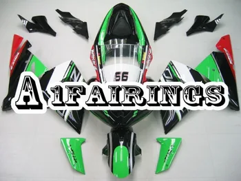 

Complete Panels for Kawasaki ZX-10R 2004 2005 ABS Plastic Injection Fairings Motorcycle ZX10R 04 05 Body Kits Black Green Hulls