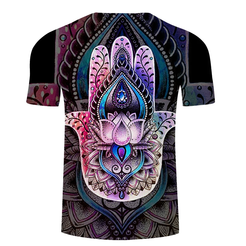 HAMSA By Brizbazaar, художественная футболка с 3D принтом, футболка с коротким рукавом для мужчин и женщин, футболки, забавная футболка, летние топы, уличная одежда, принт, Прямая поставка