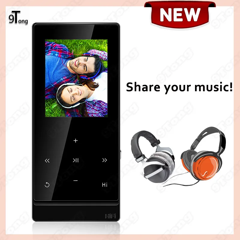 

Touch Screen Metal MP3 Player HIFI Bluetooth 8GB Sports FM Radio eBook Voice Recorder Dual Audio Output Russian Version C0