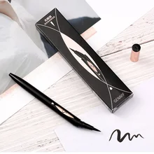 Черный шеи карандаш для глаз Водонепроницаемый точность пера губки голову длительный Жидкость Eye Liner Гладкий макияжа