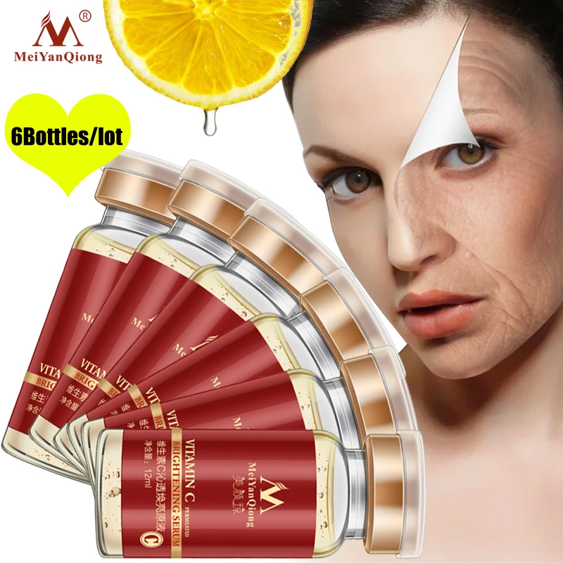 

VC Serum Hyaluronic Acid Face Cream Snail Remover Freckle Speckle Fade Dark Spots Anti-Aging Whitening Skin Care Set