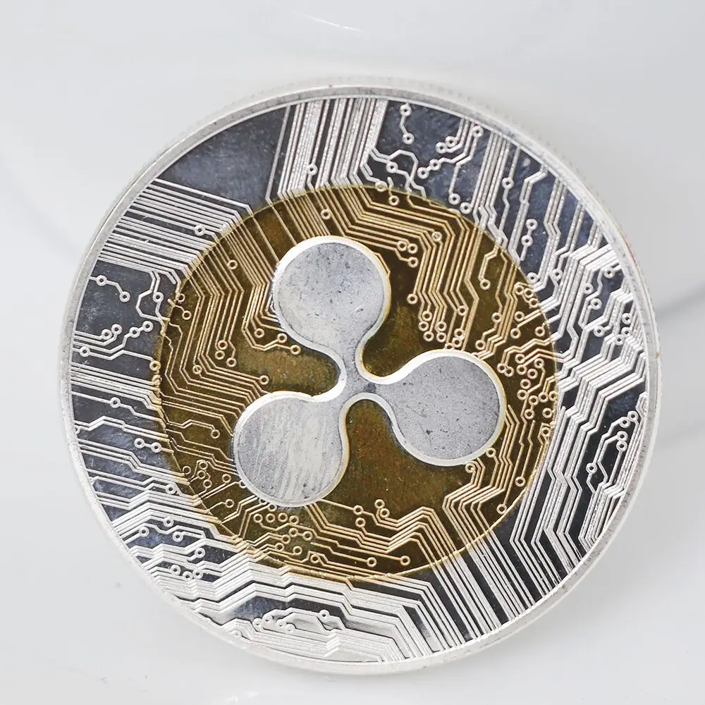 Ripple Coin XRP CRYPTO Commemorative Ripple XRP Round Collectors Coin 