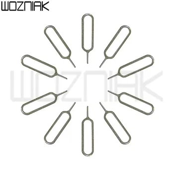 

100pcs Sim Card Removal Tool Tray Eject Pin Ejector VOENXEE Needle Pin Key Remover for iPhone X 8 7 6 Plus, iPad, iPod,