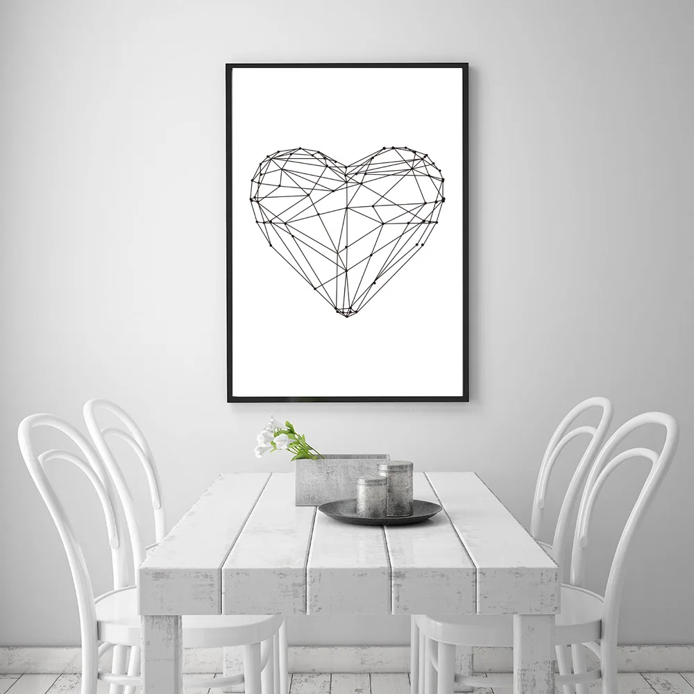 

Abstract Geometric Print Painting Canvas Nordic Style Wall Art Pictures For Home Decoration Living Room No Frame LZ462