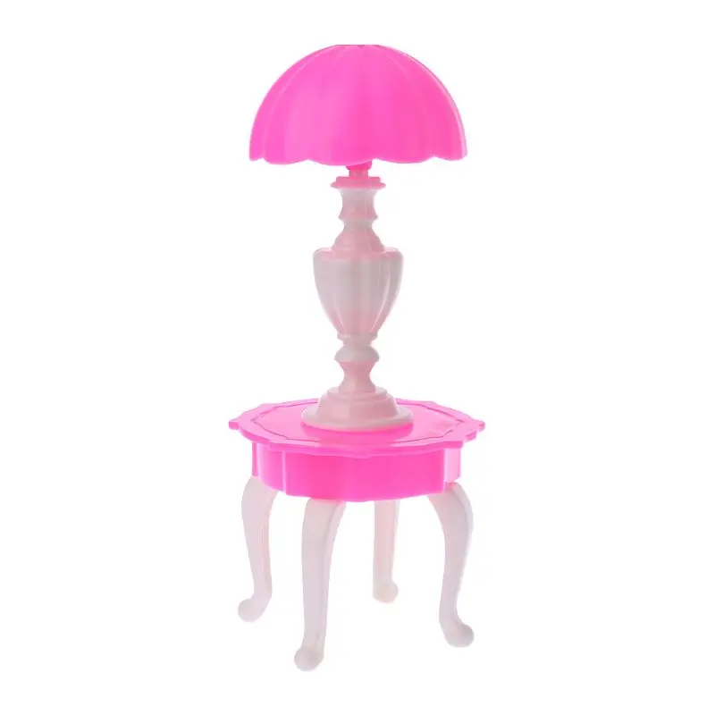 

Doll Lamp Simulation Plastic Dollhouse Bedroom Light Model Kids Toys House Game Miniature Furniture Desk Girl Gifts