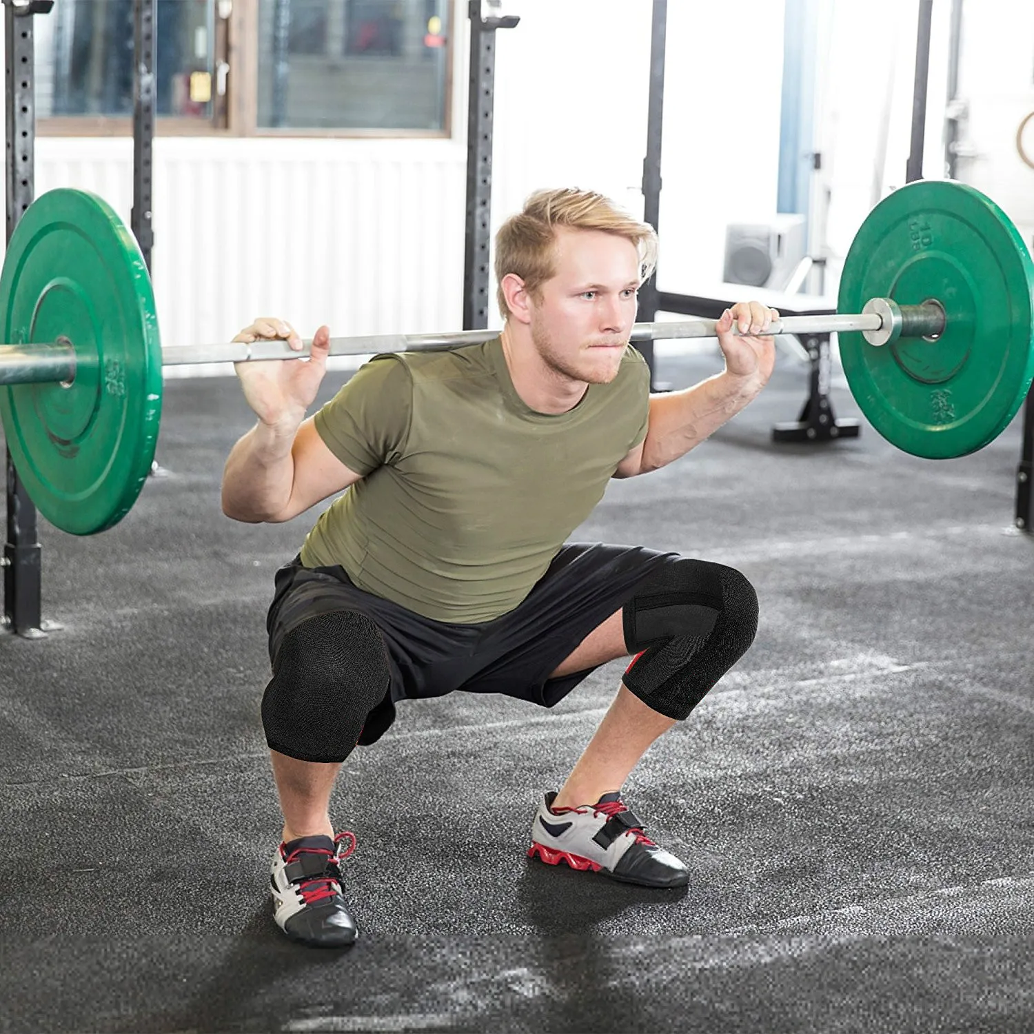 Наколенники 7 мм от WOD одежда-пауэрлифтинг, бодибилдинг, кросс-тренировка, олимпийская Тяжелая атлетика и силовая тренировка