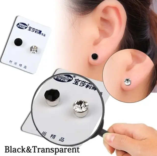 2Pcs Slimming Earrings Weight Loss Acupoints Stud