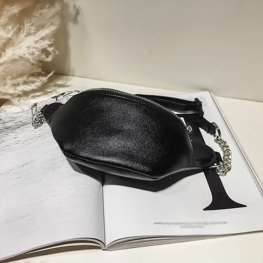 Женская поясная сумка xiniu, поясная сумка, ПУ сумка, кожаный ремень, кошелек, маленький кошелек, чехол для ключей, белый, черный, поясная сумка#3,5