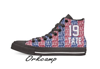 

New York Football Player Tate High Top Canvas Shoes Custom Walking shoes