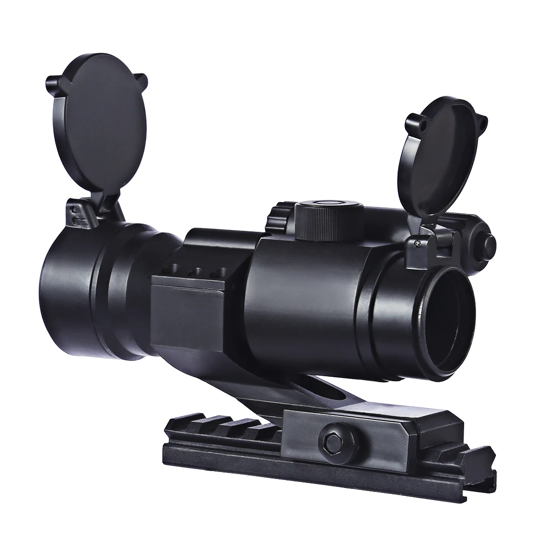

Practical Tactical Green Dot Scope with Red Laser for Nerf with 10cm Rail- Black for Nerf N-Strike Elite Infinus/ stryfe/ Rapids