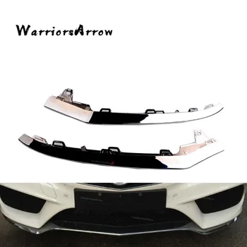 

WarriorsArrow Front Bumper Chrome Trim Molding Pair L+R Side For Mercedes W212 E-Class E350 2014 2015 2016 2128852774 2128852874