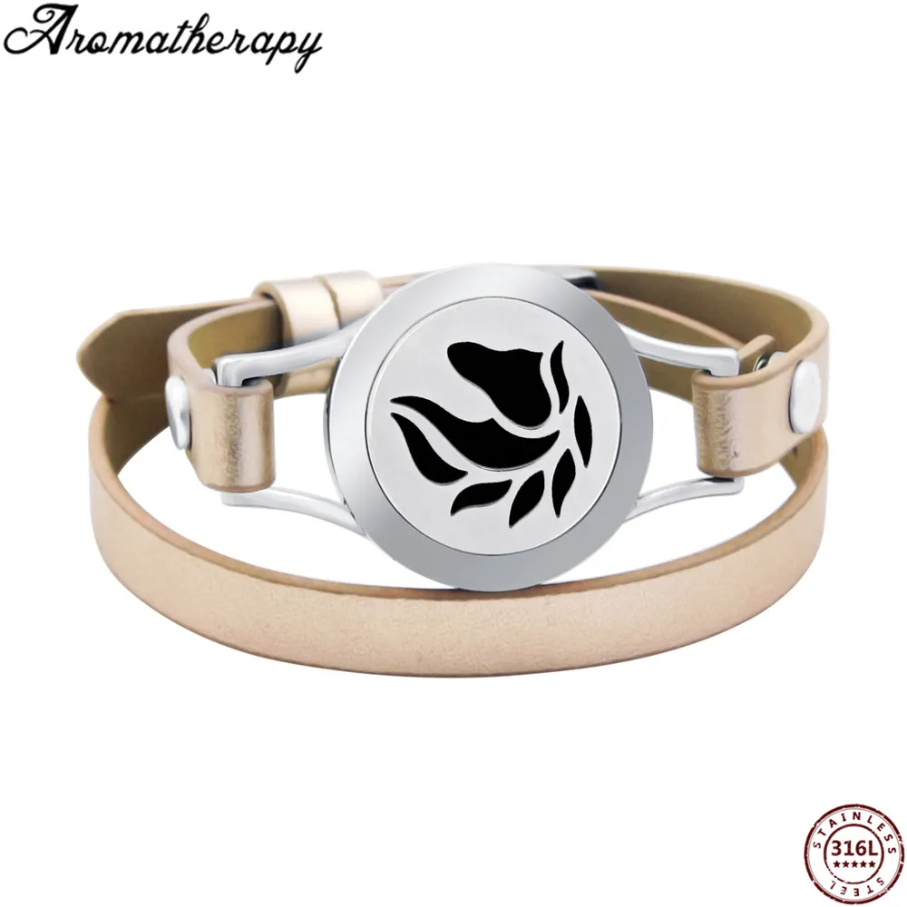 AS-008 aromatherapy leather bracelets (17)