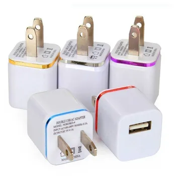 

Single Port 5V/1A U.S Plug Universal Mobile Phone Charger Plug Wall AC Power Adapter USB Plug for iPhone Samsung Huawei Xiaomi