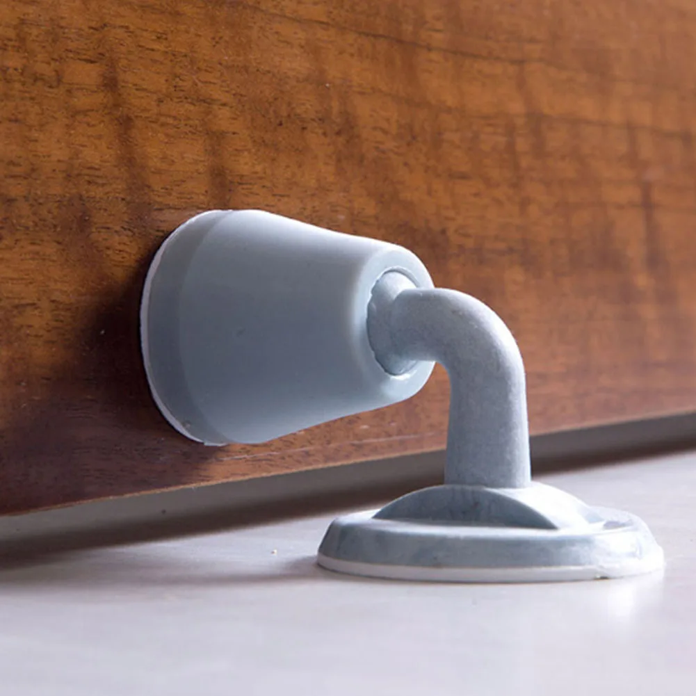 Guard Practical Door Stopper Security Shock Proof Wedge Furniture Office Silicone Pad Baby Safety Protector Home Decorative