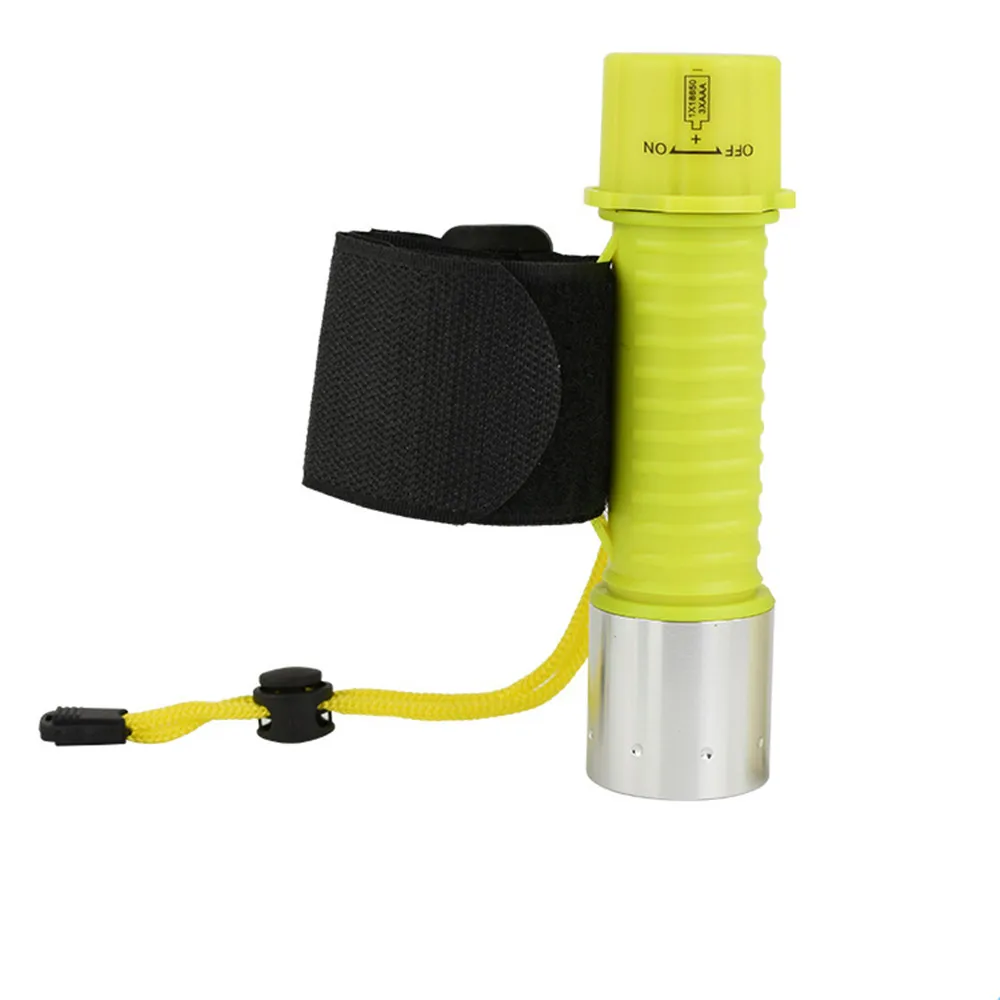 Ultra Bright Waterproof Torch Underwater Diving Powerful LED Flashlight Camping Light Battery Powered (17)