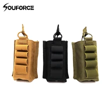 Один открытый 5,56 мм подсумок с дробовик полосы Тактический Подсумок с 4 снимков 12 Калибр гильза Гладкоствольного ружья