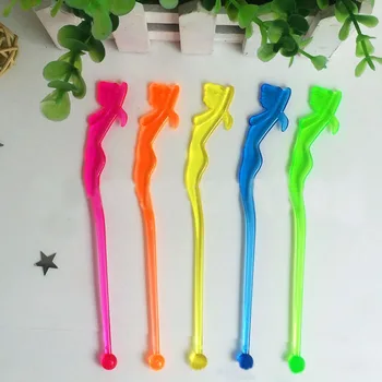 

50 Pcs Hot Sale Lady-shaped Cocktail Swizzle Sticks Drink Wine Stirrer Wine Coffee Tea Muddler Puddler Bar Tool Party Decoration