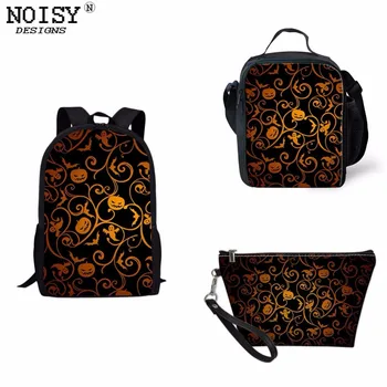 

All Hallows' Day Printed Pencil Case Backpack School Bag Lun box For Children Kids Boy Hallowmas Surprise Gift Tricks Or Sweet