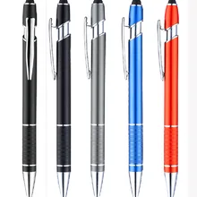 5000 шт./лот 80125 окисления поверхности с stylus конец настроить логотип офис компании ярмарка применение металлический стилус шариковая ручка