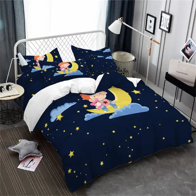 starry night crib bedding set
