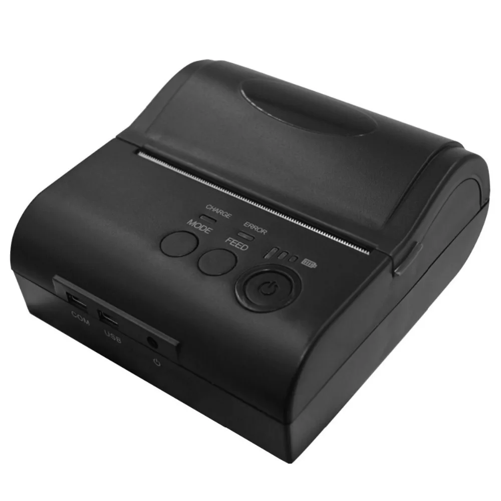 

5pcs/lot 80mm Mini POS printer mobile bluetooth thermal Receipt printer for Andriod windows with bluetooth+ USB + serial port