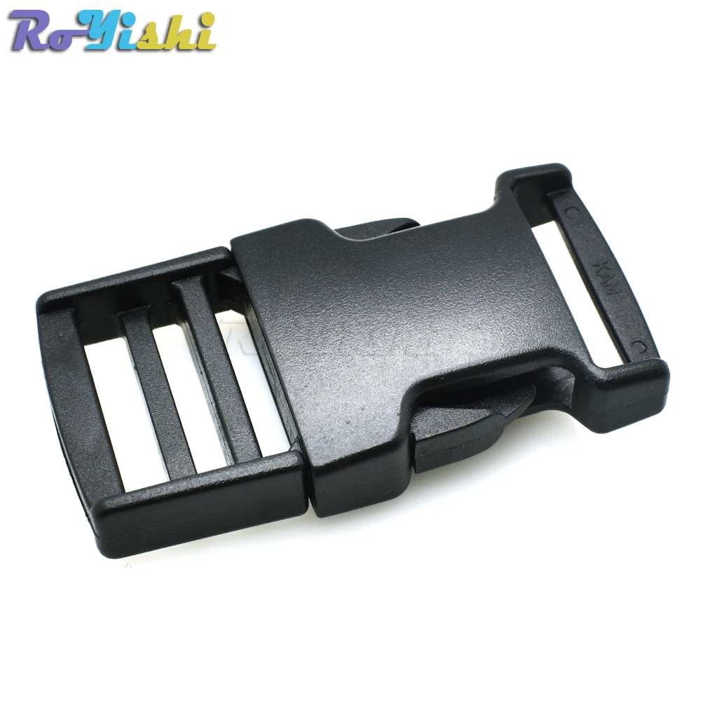 500pcs/pack 1"(25mm) bing Plastic Twostroke Side Buckle For