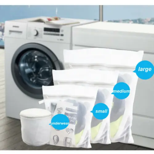 

Zipped Laundry Wash Bags Mesh Net Bra Sock Underwear Washing Machine MM Large Laundry Wash Convenient Bag