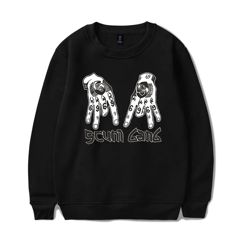 Новые забавные модные толстовки в стиле хип хоп 6ix9ine с принтом для мужчин и женщин
