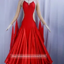 Платья для конкурса бальных танцев по индивидуальному заказу, для девочек, Бальные стандартные танцевальные платья, костюм для юных танцев, сценическое бальное платье