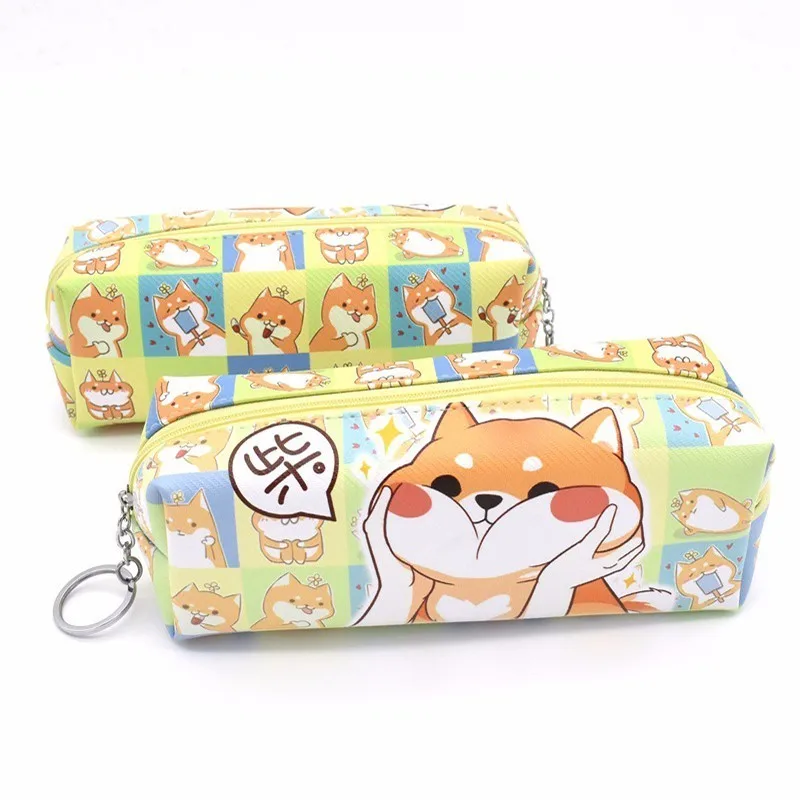 Super Big Pencil Case Cute Cartoon Shiba Inu / Corgi Kawaii Pencil Bag Box Students School Supplies Stationery Gift For Kids Super Big Pencil Case Cute Cartoon Shiba Inu / Corgi Kawaii Pencil Bag Box Students School Supplies Stationery Gift For Kids