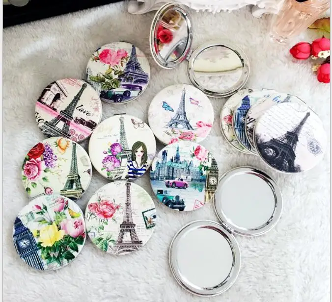 

1pcs Portable Double Sides Pocket Make Up Mirror Cosmetic Makeup Mini Beauty Normal Magnifying Various styles