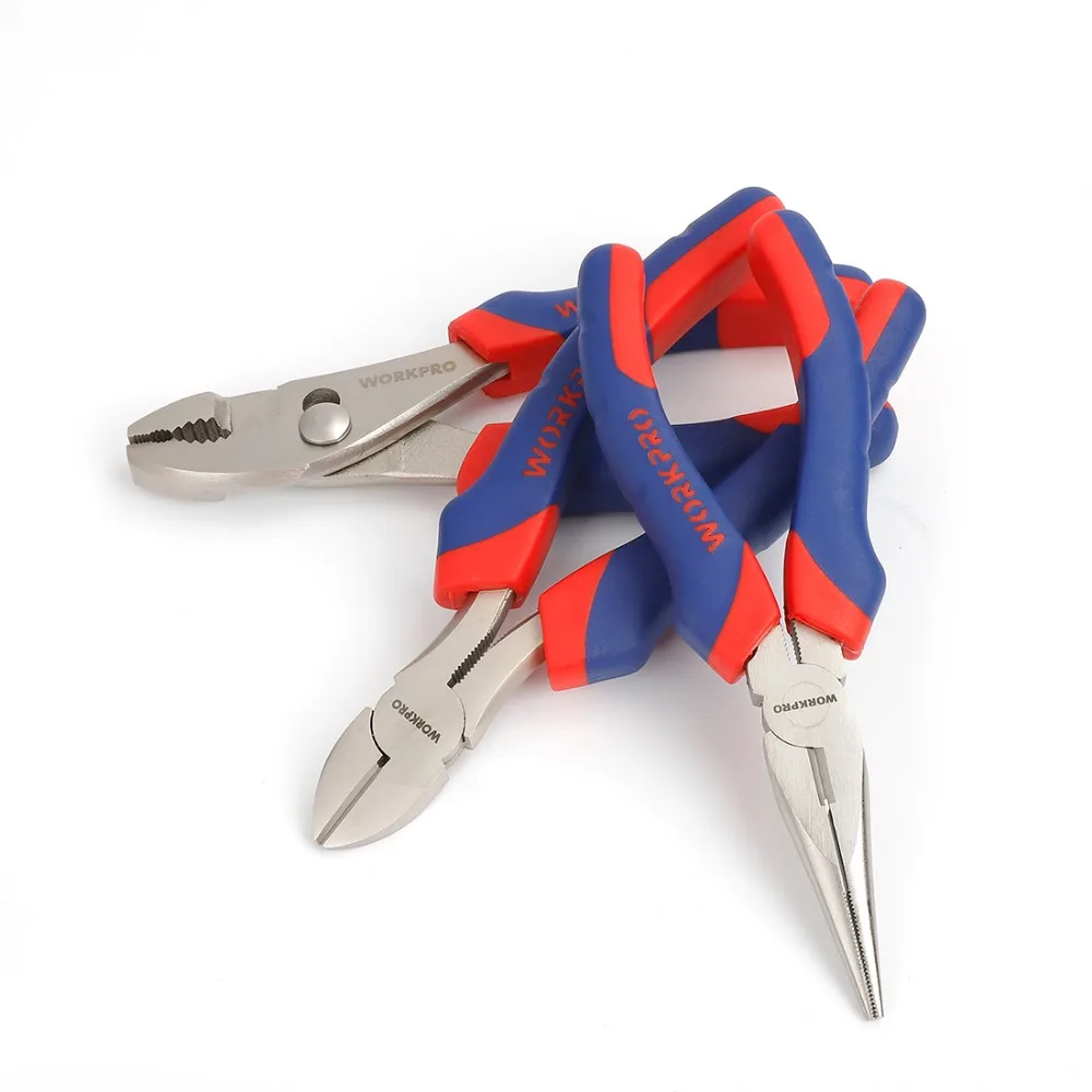 WORKPRO 54PC Household Tool Set Screwdriver Set Electrical Tool Bag Home Tools 