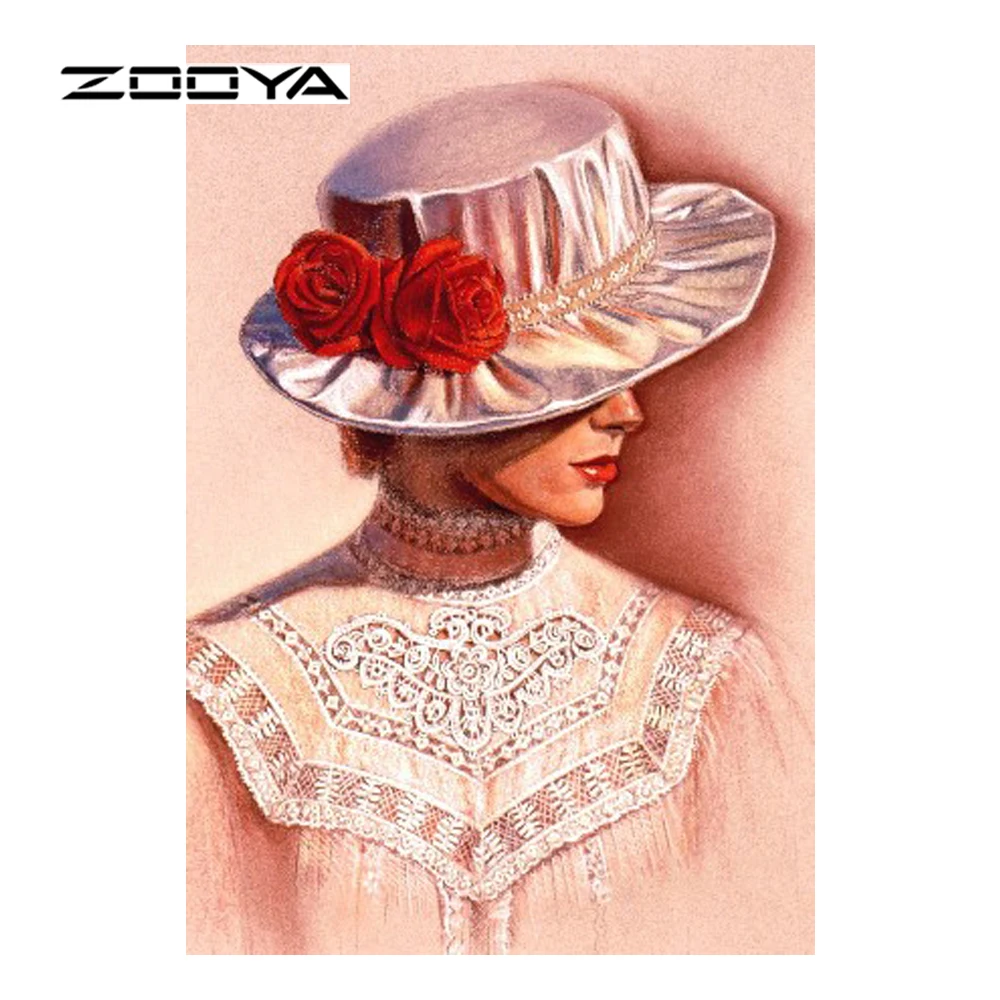 

5D DIY Diamond Painting Full Drill Embroidery Cross Stitch Kit Diamond Rhinestone Decor Set Needlework Mosaic Lady Beauty BB1491