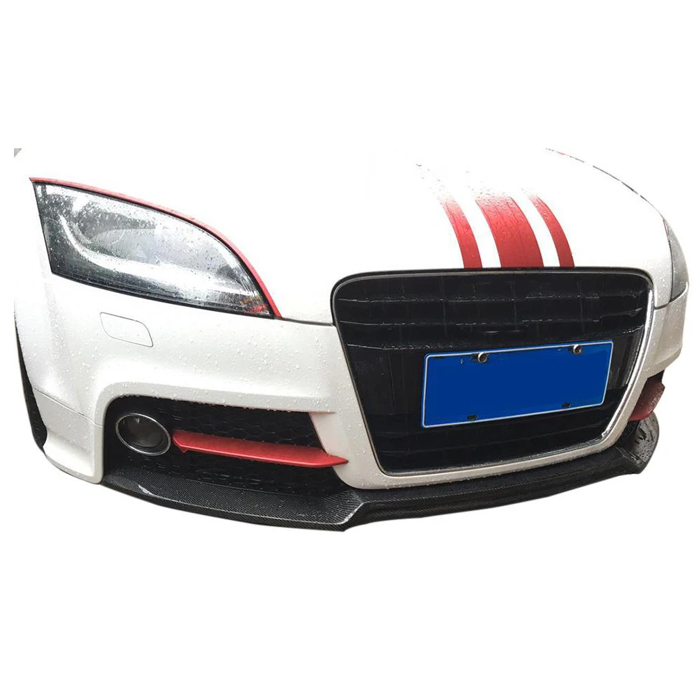 Углеродное волокно/FRP передний бампер спойлер сплиттеры для Audi TT Coupe 2013- TTS 2008-2013 стайлинга автомобилей