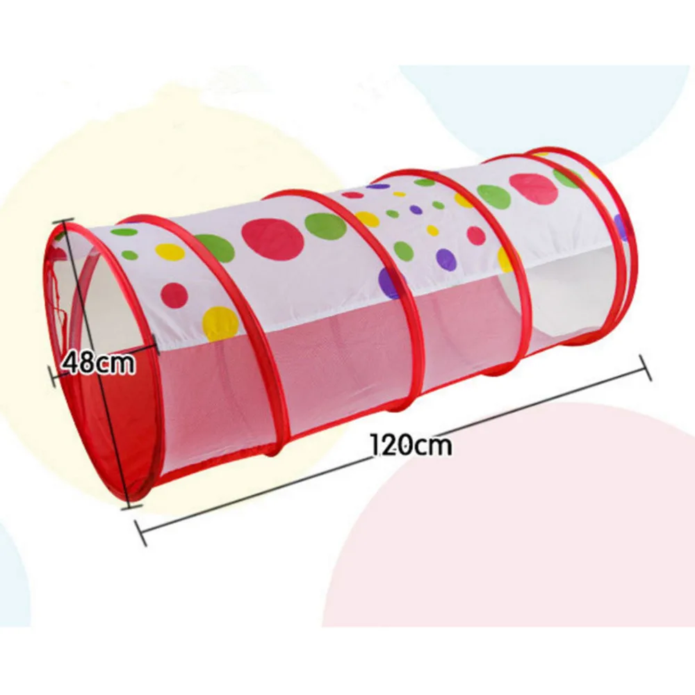 3 шт. детская игровая палатка ползать туннель и мяч яма с Баскетбольным обручем Крытый домик для игр на открытом воздухе для мальчиков девочек BabiesToddlers(синий