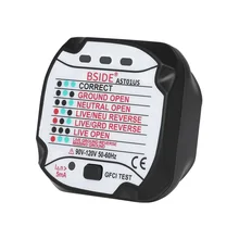 90-110 В США розетка тестер на выходе Автоматическая электрическая схема полярности детектор напряжения настенная вилка выключатель искатель