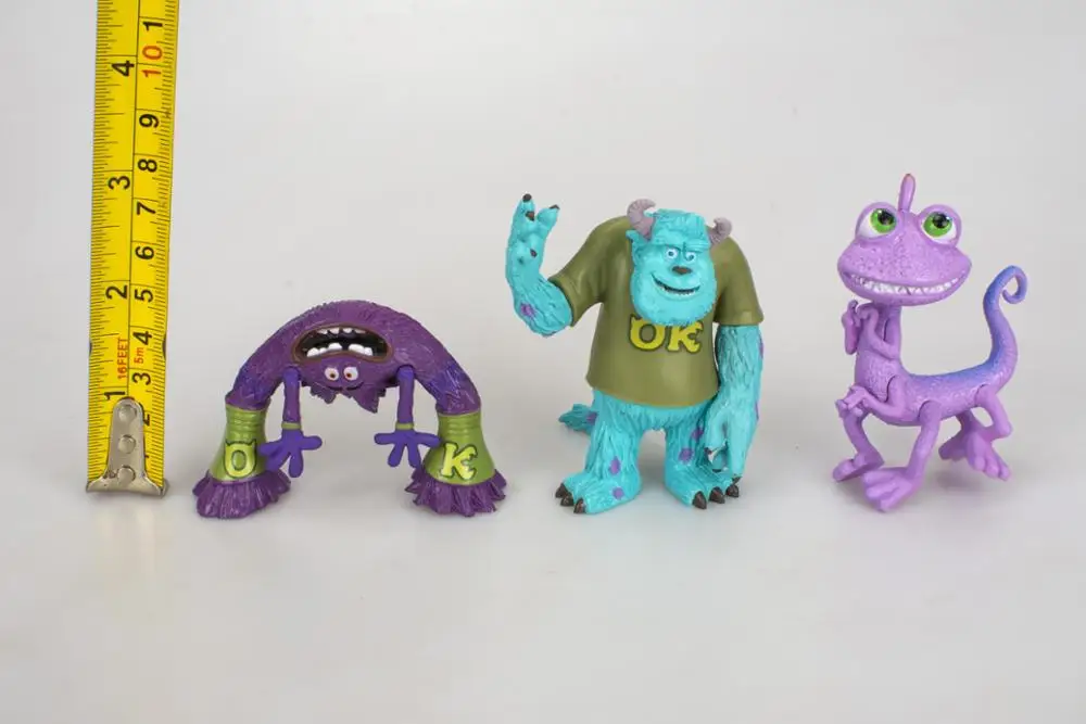 12 шт./набор Disney Pixar Monsters Universal inc. Sullivan Mike Wazowski Randall Boggs модель игрушки для детей