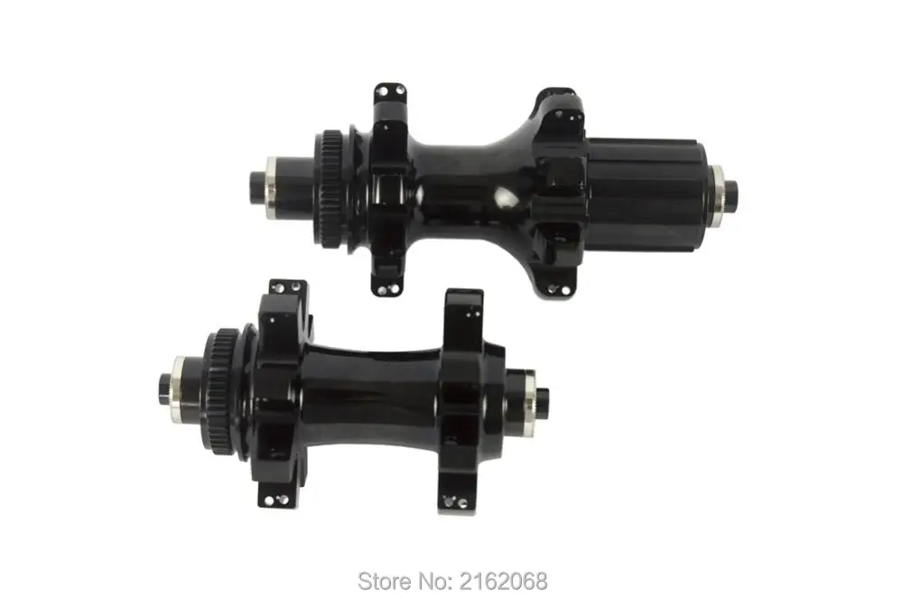 

Newest M6 Mountain bike aluminum alloy 6 bearing disc brake center lock bicycle hubs set with skewers MTB parts Free shipping