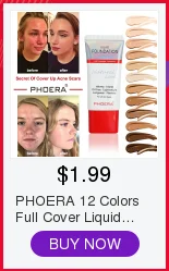 PHOERA Mineral Touch Отбеливающее Корректирующее средство для лица базовый Крем Осветляющий увлажнитель для лица Жидкая основа для макияжа праймер
