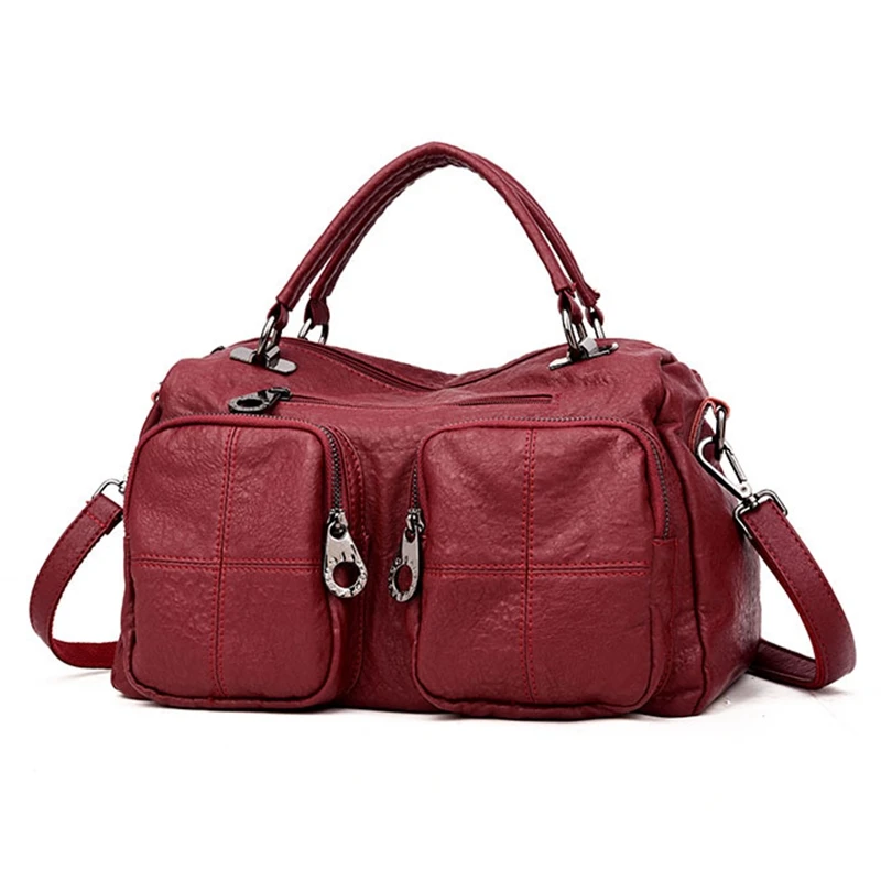 

2019 Female Messenger Bags Ladies Party Puers Soft PU Leather Women Shoulder Bag Sac A Main Vintage Crossbody Bags For Women Bag