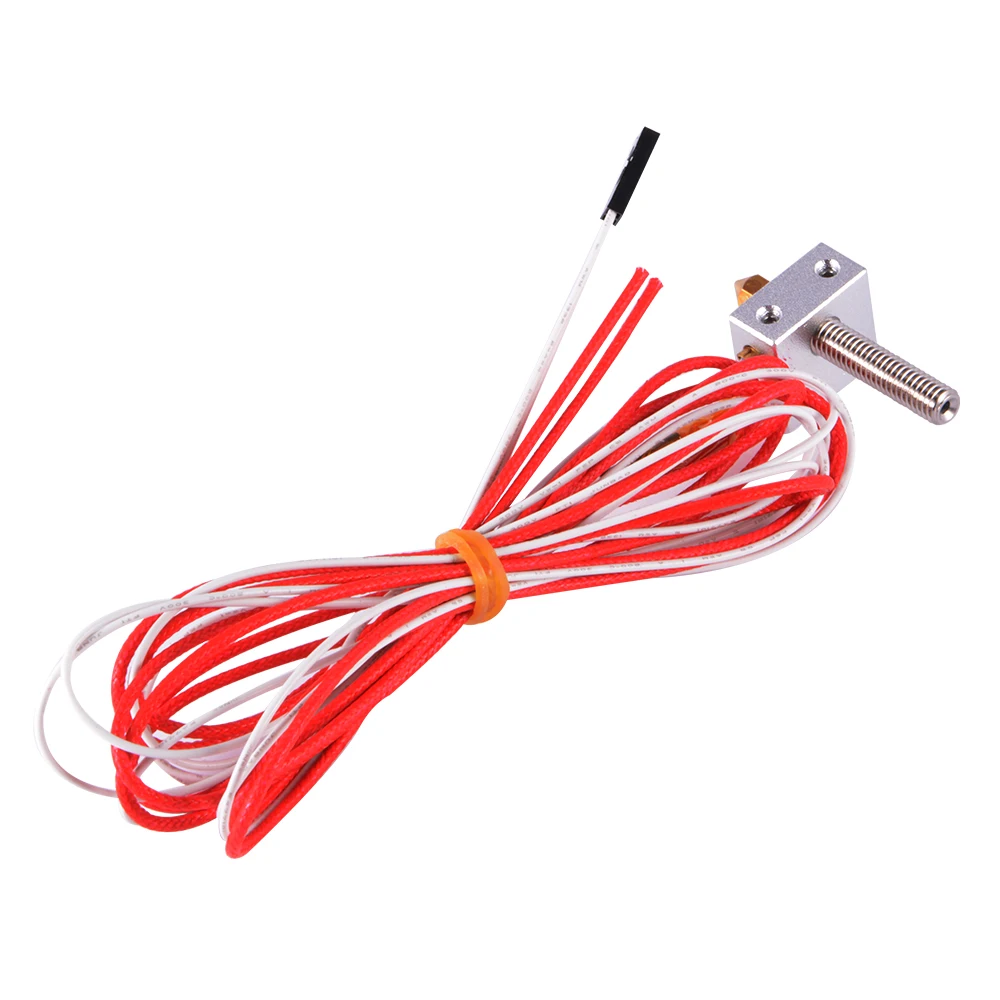 12V 1 75mm 0 4mm MK8 Nozzle Filament Thermocouple Hot End for 3D Printer TE599