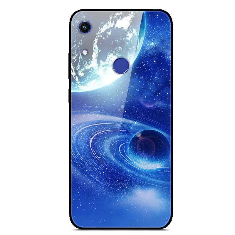 3 Для huawei Honor 8A чехол закаленного стекла пространство крышка чехол для телефона чехол на Honor 8A чехол с силиконовая рамкой для huawei Honor8A Pro JAT-L41 LX1 бампер - Цвет: 3